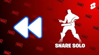 Fortnite Snare Solo Emote REVERSED Shorts [upl. by Cirri]