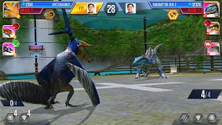 EDMONTOSAURUS VS CRYOLOPHODSAURUS  JURASSIC WORLD THE GAME [upl. by Henni616]