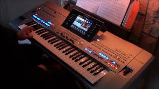 Inch Allah  Adamo on Yamaha keyboard Tyros 5 [upl. by Gensler]