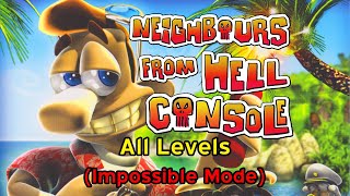 Neighbours From Hell Console  All Levels 100 Impossible Mode Xbox [upl. by Eillib]