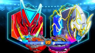 ACHILLES A4 VS HADES H4 BEYBLADE BURST APP [upl. by Dickinson]