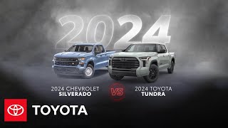 2024 Toyota Tundra vs 2024 Chevrolet Silverado  Toyota [upl. by Erda]