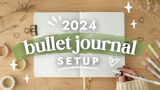 My 2024 Bullet Journal Setup [upl. by Mohammad]