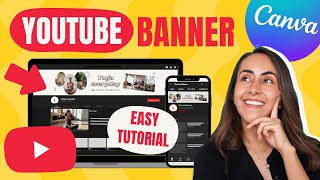 Create Perfectly Sized YouTube Banners with Canva [upl. by Halla]