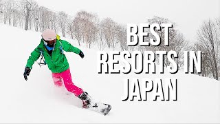 Top 5 Ski Resorts in Japan [upl. by Nyrat216]