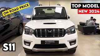 Scorpio S11 New Model 2024  Mahindra Scorpio 2024 Top Model  Price Specification Full Review [upl. by Aicital630]