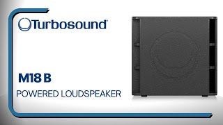 TURBOSOUND MILAN M18B Powered Subwoofer Overview [upl. by Shieh]