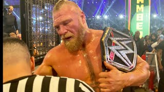 Brock Lesnar Won WWE Elimination Chamber 2022 wwe wwechamber brocklesnar wwechampionship [upl. by Ajin]