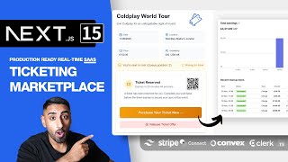 🔴 Lets build a Ticket Marketplace SAAS with NEXTJS 15 Convex Stripe Connect Clerk Tailwind TS [upl. by Seel]