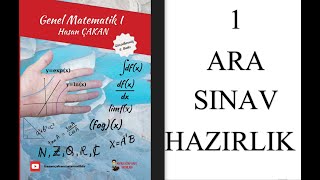 Calculus1 veya Genel Mat 1 VİZE HAZIRLIK [upl. by Arima383]