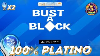 BUST A BLOCK 🏆 PLATINO TUTORIAL COMPLETO en ESPAÑOL🌟 con CROSSBUY y CROSSSAVE [upl. by Beltran650]