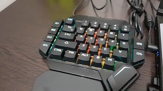 K50 OneHanded mechanical gaming keyboard [upl. by Aicener]