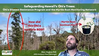 Safeguarding ʻŌhiʻa Trees The ʻŌhiʻa Disease Resistance Program amp Myrtle Rust Monitoring Network [upl. by Suiddaht340]