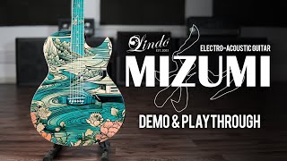 Lindo Mizumi Electro Acoustic Guitar  Demo and Playthrough [upl. by Orofselet]