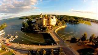 Schweriner Schloss 2013Castle Germany mit DJI Phantom and Nikon D7100 [upl. by Akirre]