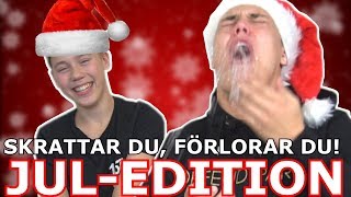 SKRATTAR DU FÖRLORAR DU JULEDITION  Adventskalender 2 [upl. by Cohl430]