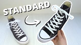 HOW TO LACE CONVERSE STANDARD Way [upl. by Anawk]