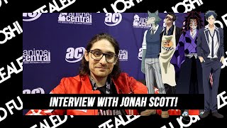 Kokushibo from Demon Slayer  Jonah Scott Interview  Akihiko Kaji Actor given  ANIME CENTRAL 2023 [upl. by Klarika]