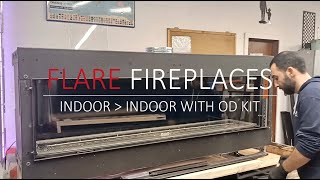 Outdoor conversion KIT  Flare Fireplaces screen fireplace [upl. by Yeo]