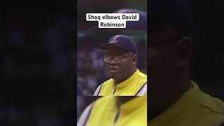 Shaq elbows David Robinson 🫢🤯 nba shaquilleoneal davidrobinson oldschool basketballclips [upl. by Fenelia867]