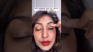 3 step process to achieve vibrant eyeshadow look🌸eyemakeup begginerfriendly trendingshorts [upl. by Desiri]