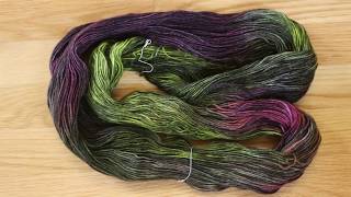 Dyepot Weekly 44  Dyeing Glazed Yarn  Overdyeing Neon Colors with Black [upl. by Adnilim]