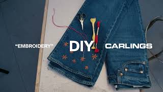 DIY Embroidery on jeans [upl. by Okechuku895]