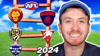 AFL Ladder Predictions 2024 [upl. by Hseham]