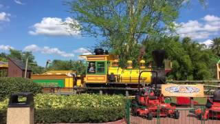 Busch Gardens Train Takeoff [upl. by Llenil660]