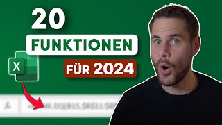 20 Excel Funktionen die JEDER können sollte [upl. by Berfield459]