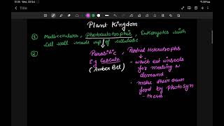 PLANT KINGDOM INTRODUCTION  NEET BOTANY  SAAR SHABDAN AND TUTORIALS [upl. by Ahsiel607]