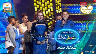 សរុបលទ្ធផលវគ្គ Live Show សប្ដាហ៍ទី 2  Cambodian Idol Junior 2023 [upl. by Mellisa]