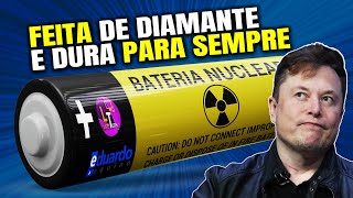 Bateria de DIAMANTE Radioativo dura 28000 Anos Elon Musk que se Cuide [upl. by Rufus]