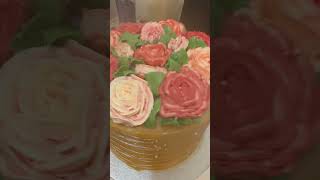 Yema cake with Buttercream Roses [upl. by Maximilien]