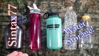 Backpacking Water Storage  Nalgene Disposable or Hydration Bladder [upl. by Notlrak]