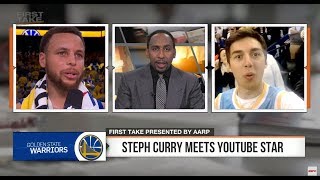 IM ON ESPN WITH STEPHEN CURRY [upl. by Cho]