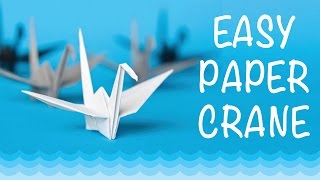 How To Make a Paper Crane  Origami Crane Step by Step  Easy [upl. by Trinee]