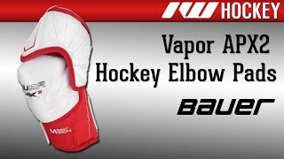 Bauer Vapor APX2 Hockey Elbow Pad Review [upl. by Akihsal]