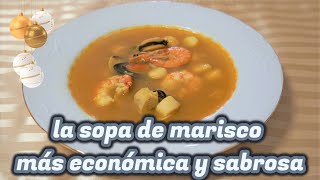 LA SOPA DE MARISCO MÁS ECONÓMICA Y SABROSA [upl. by Gustaf]