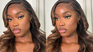 GRWM FLAWLESS GLOWY GLAM MAKEUP  Hannah London [upl. by Lennahc858]