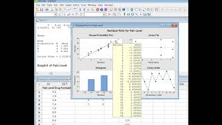 ANOVA in Minitab [upl. by Abbot857]