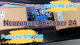 Carrera 124 Update Neu Oktober 24 Neuzugang Audi R8 LMS Nr8 23966 Porsche 911 RSR Nr80 23971 124 [upl. by Pattani]