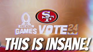 THIS IS CRAZY 49ers lead entire NFL in Pro Bowl voting amp nearly every player is in top 10 😱 [upl. by Urissa69]