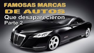 10 Marcas de AUTOS CARROS que desaparecieron Parte 2 [upl. by Almeria1]