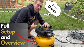 Full Setup and Overview of Dewalt 6 Gallon Air Compressor DWFP55126 [upl. by Lambrecht154]