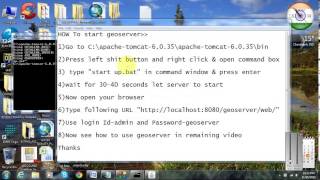 HOW TO START GEOSERVER [upl. by Faus]