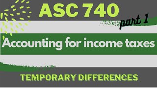 Introduction to ASC 740 Accounting for income taxes [upl. by Anilosi]