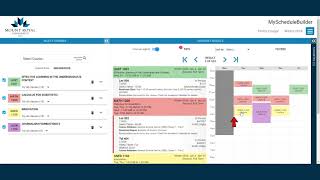 How to use My Schedule Builder [upl. by Pelletier597]