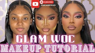 Glam WOC Makeup Tutorial [upl. by Oribella820]