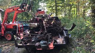 Part 3 Hauling Scrap Metal  Junk Lawnmowers and More [upl. by Anrim]